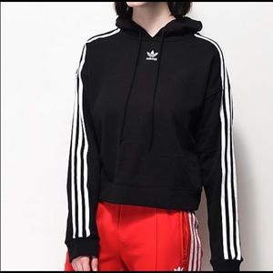 Adidas 3 stripe original hoodie